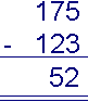 dezimale Subtraktion